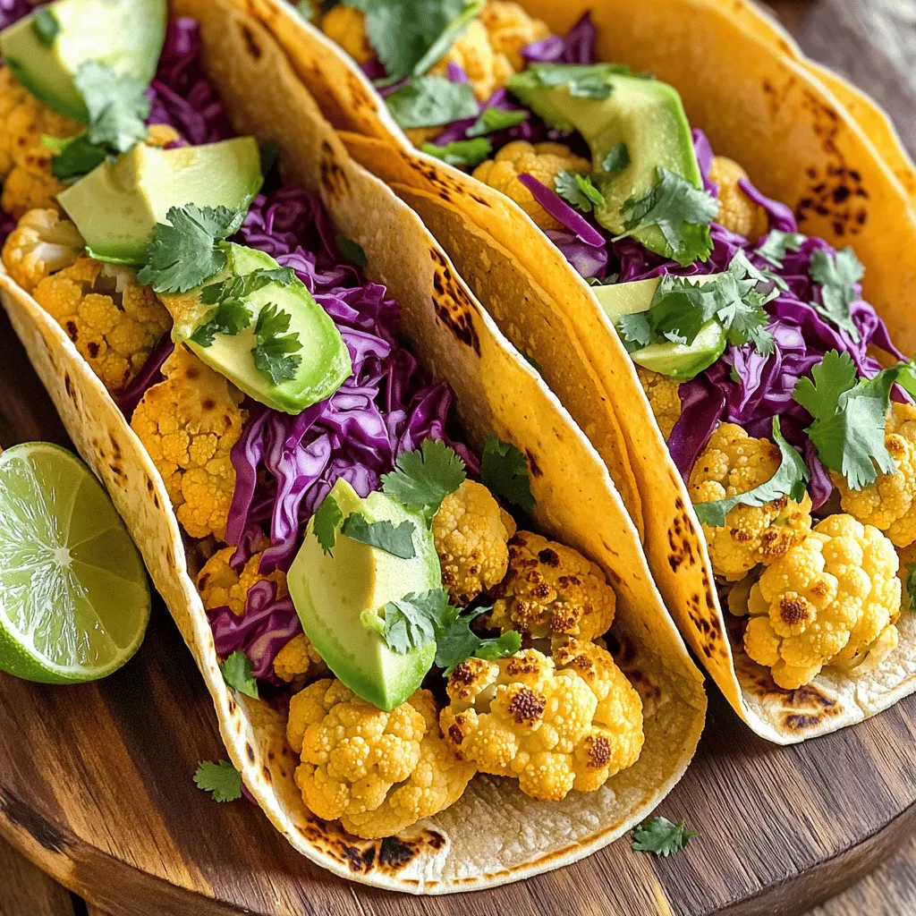 Vegan Cauliflower Tacos Flavorful and Easy Recipe