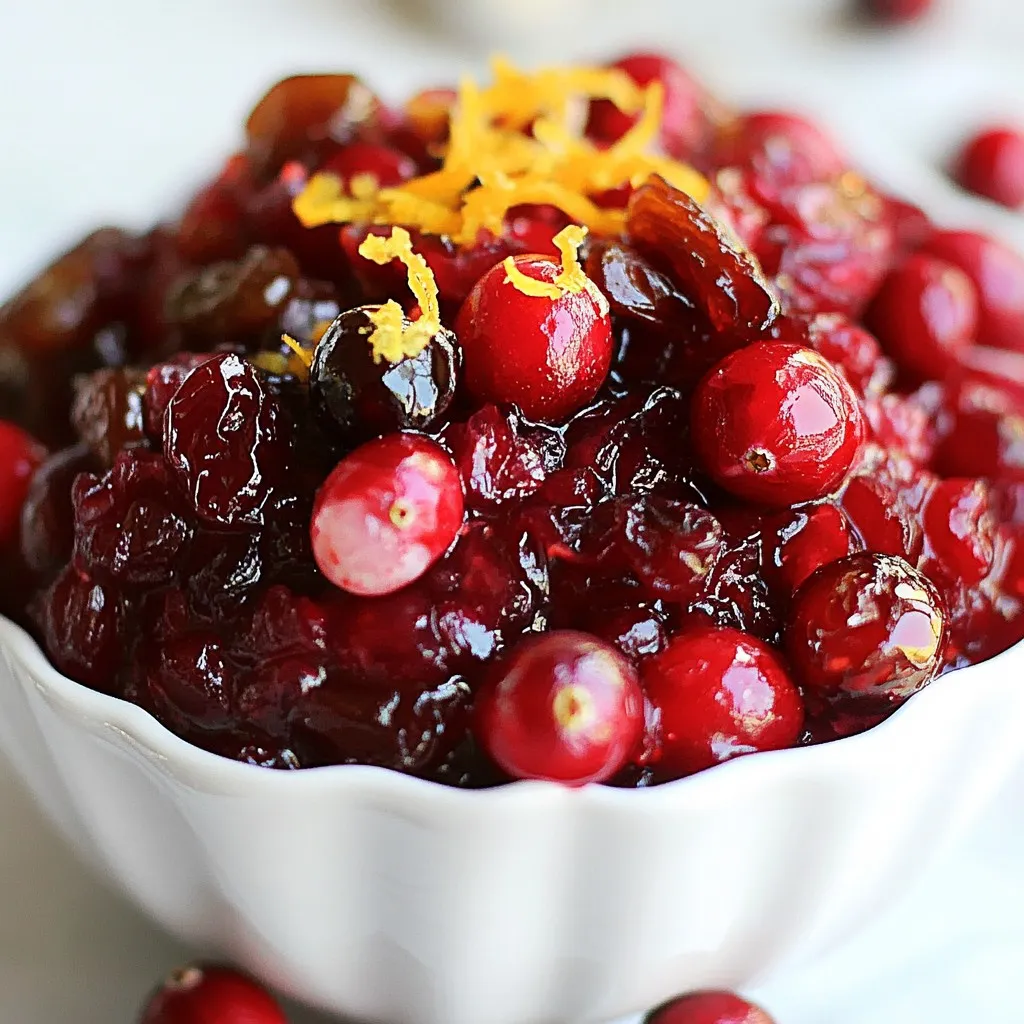Easy Cranberry Chutney Simple and Flavorful Recipe