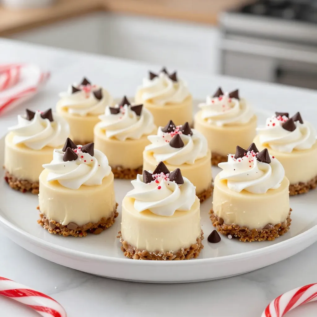 Mini Peppermint Cheesecake Bites Rich and Creamy Delight