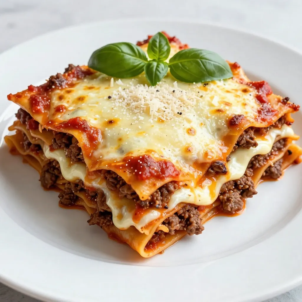 Classic Beef Béchamel Lasagna Tasty Comfort Dish