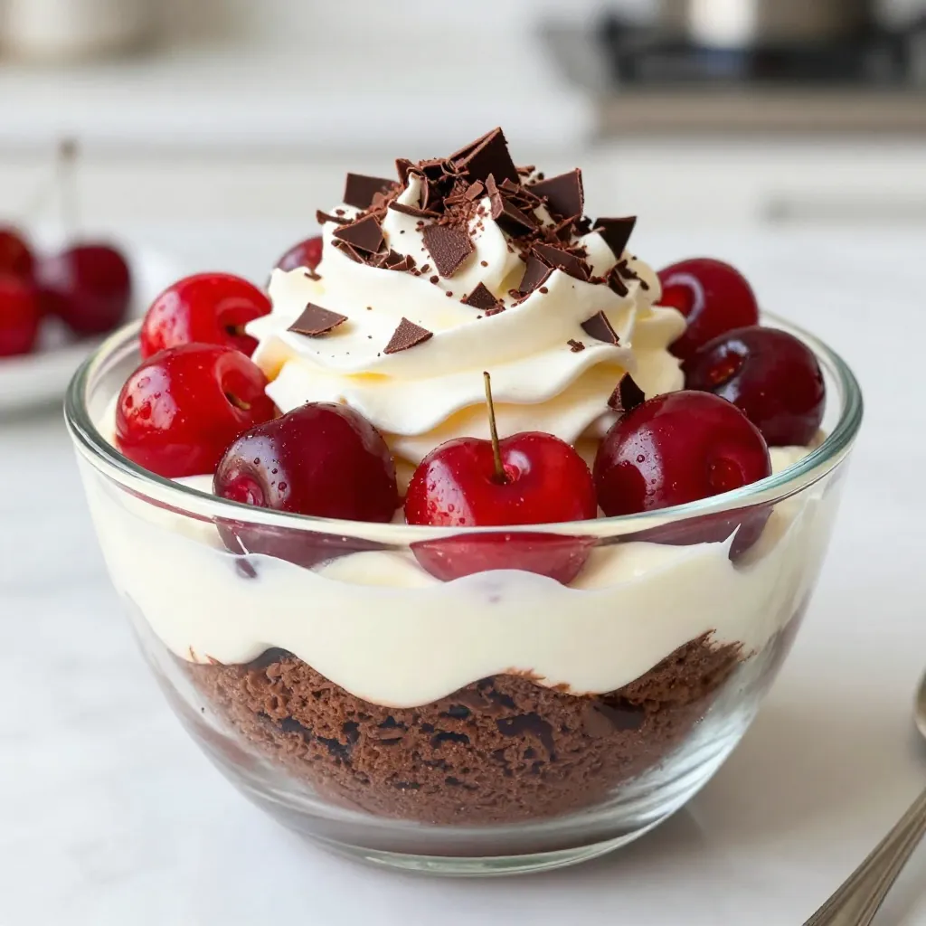 Black Forest Trifle Delightful Dessert Recipe