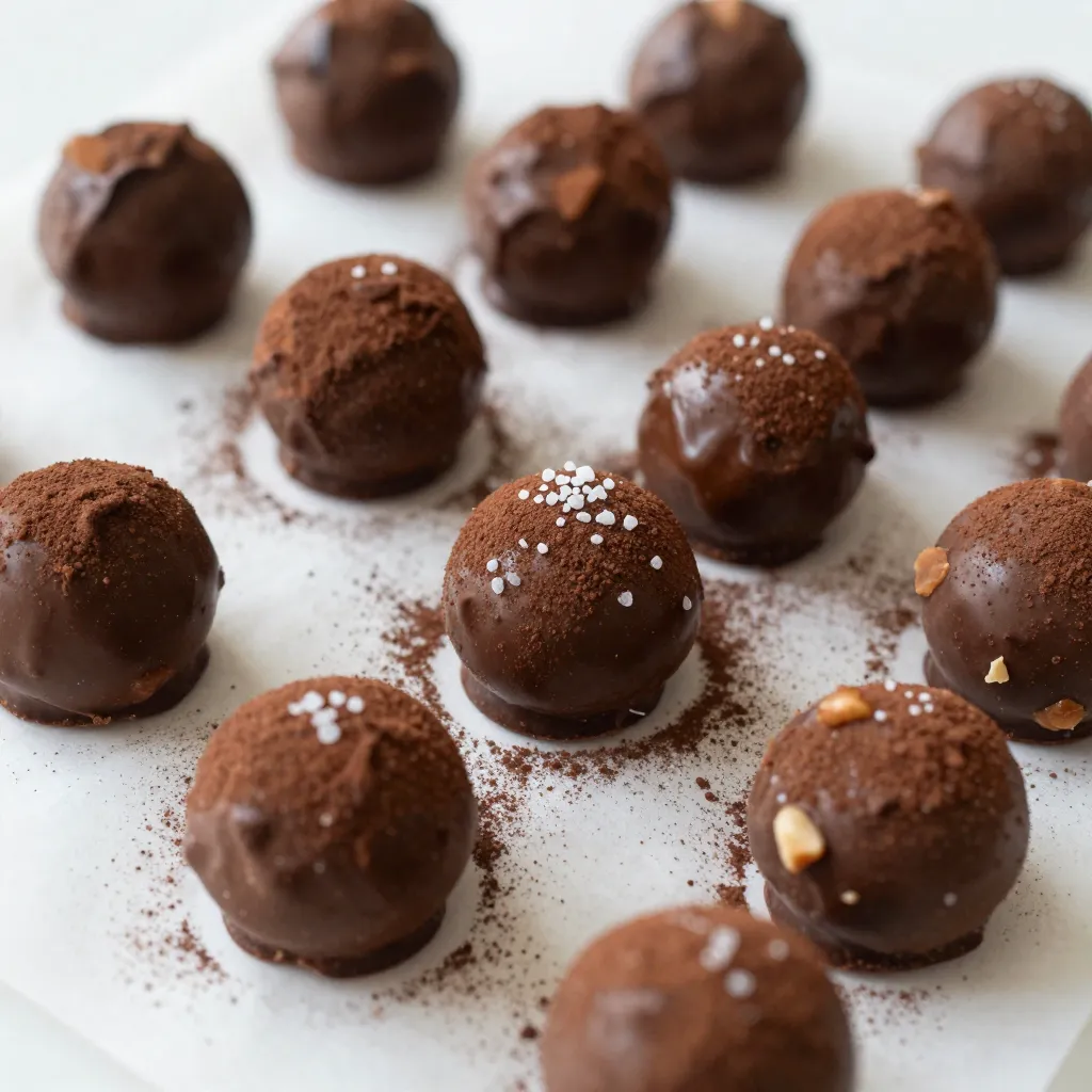 Salted Caramel Fudge Truffles Simple Delight Recipe
