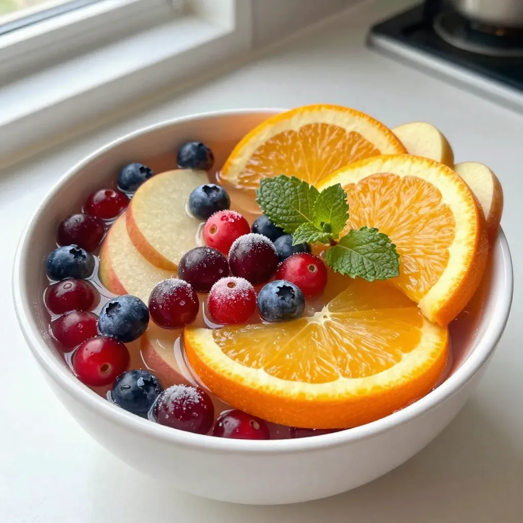 Midnight Frost Christmas Punch Festive and Refreshing Mix