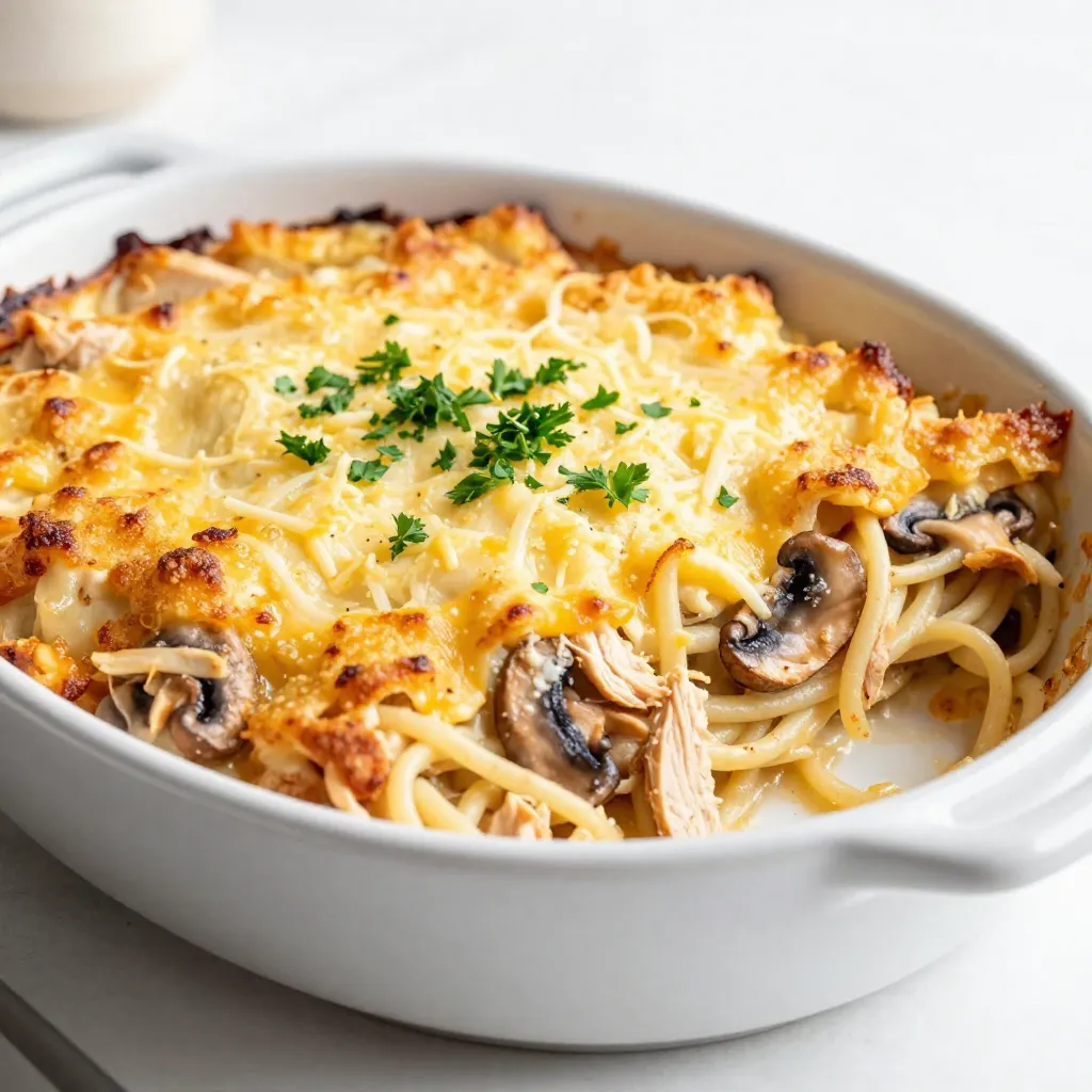 Chicken Tetrazzini Bake Quick and Tasty Recipe