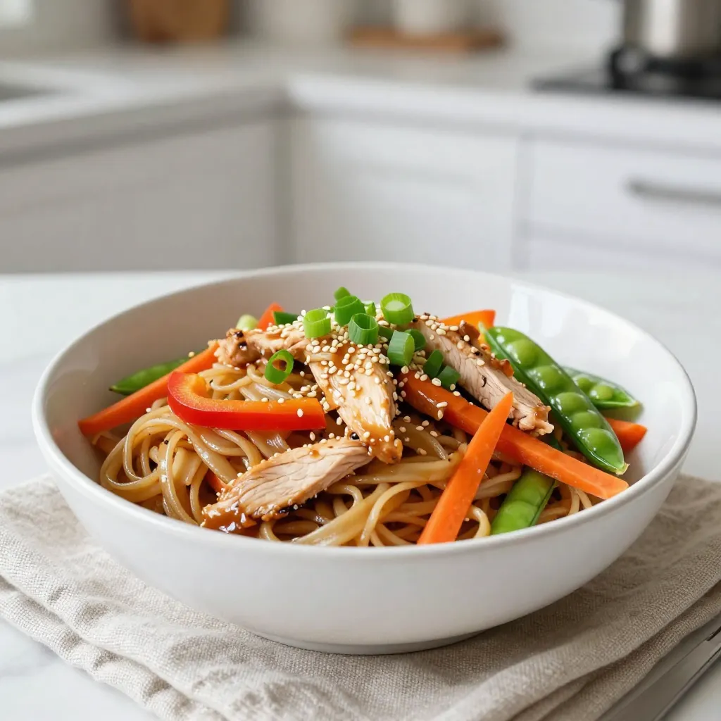 Minute Chicken Lo Mein Quick and Easy Dinner Recipe