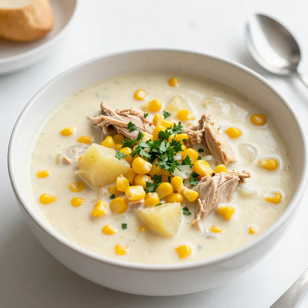 Crockpot Chicken Corn Chowder Simple and Flavorful Dish