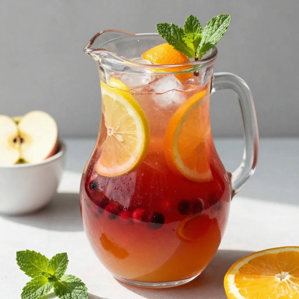 Vodka Winter Punch Refreshing Holiday Delight