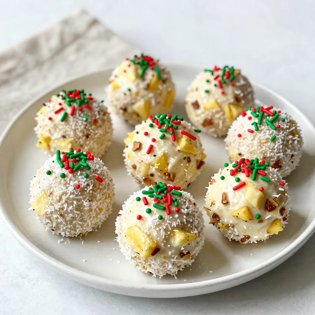Pineapple Christmas Balls Festive and Fun Treats