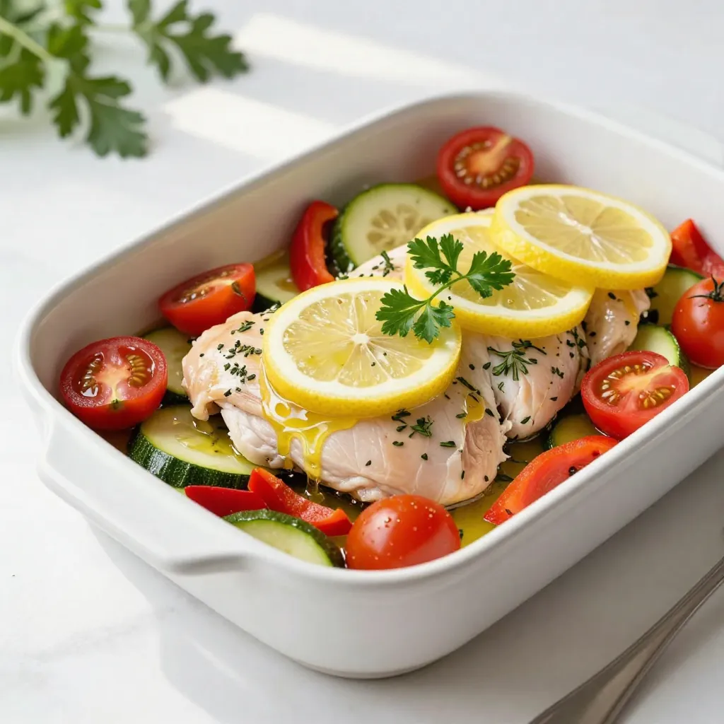 One-Pan Lemon Herb Chicken &#038; Veggies Flavor Boost