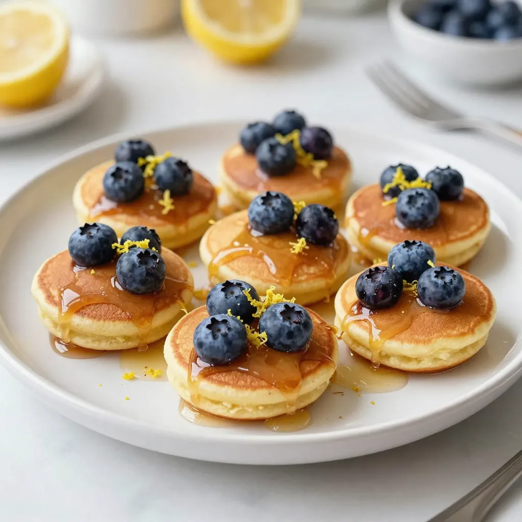 Blueberry Lemon Pancake Bites Simple and Tasty Treat