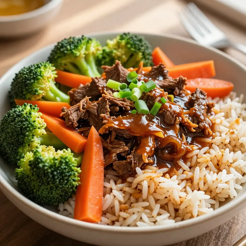 Healthy Crockpot Korean Beef Easy Dinner Option