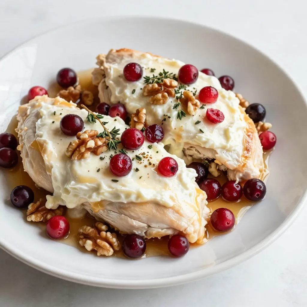 Honey Cranberry Ricotta Chicken Bake Delightful Recipe