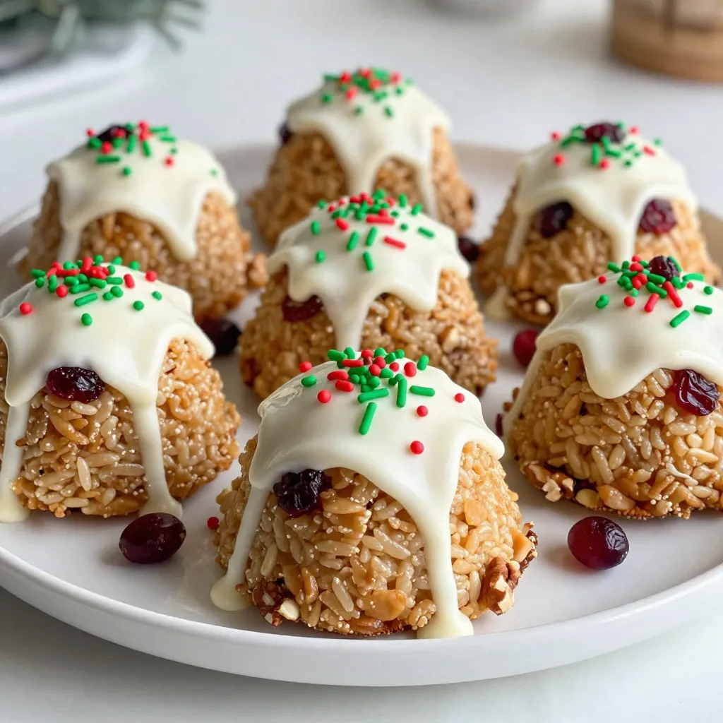 Rice Krispie Christmas Puddings Festive and Fun Treat