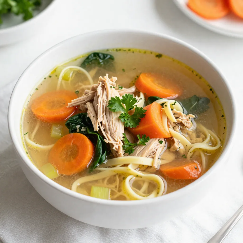 Homemade Chicken Soup Comforting and Nourishing Meal