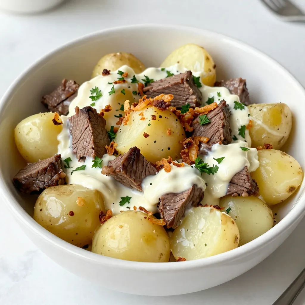 Hearty Steakhouse Potato Salad Flavorful and Satisfying