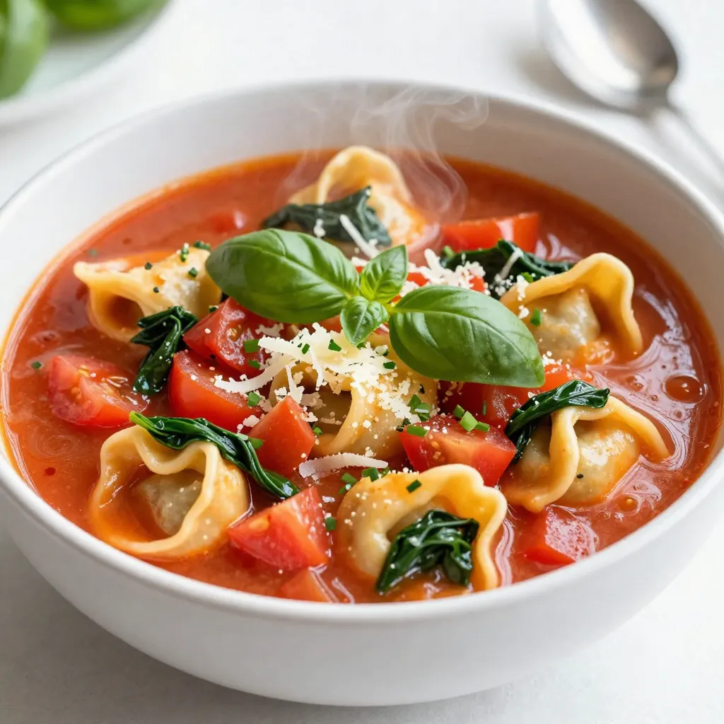 Savory Tomato Tortellini Soup Easy Comfort Food