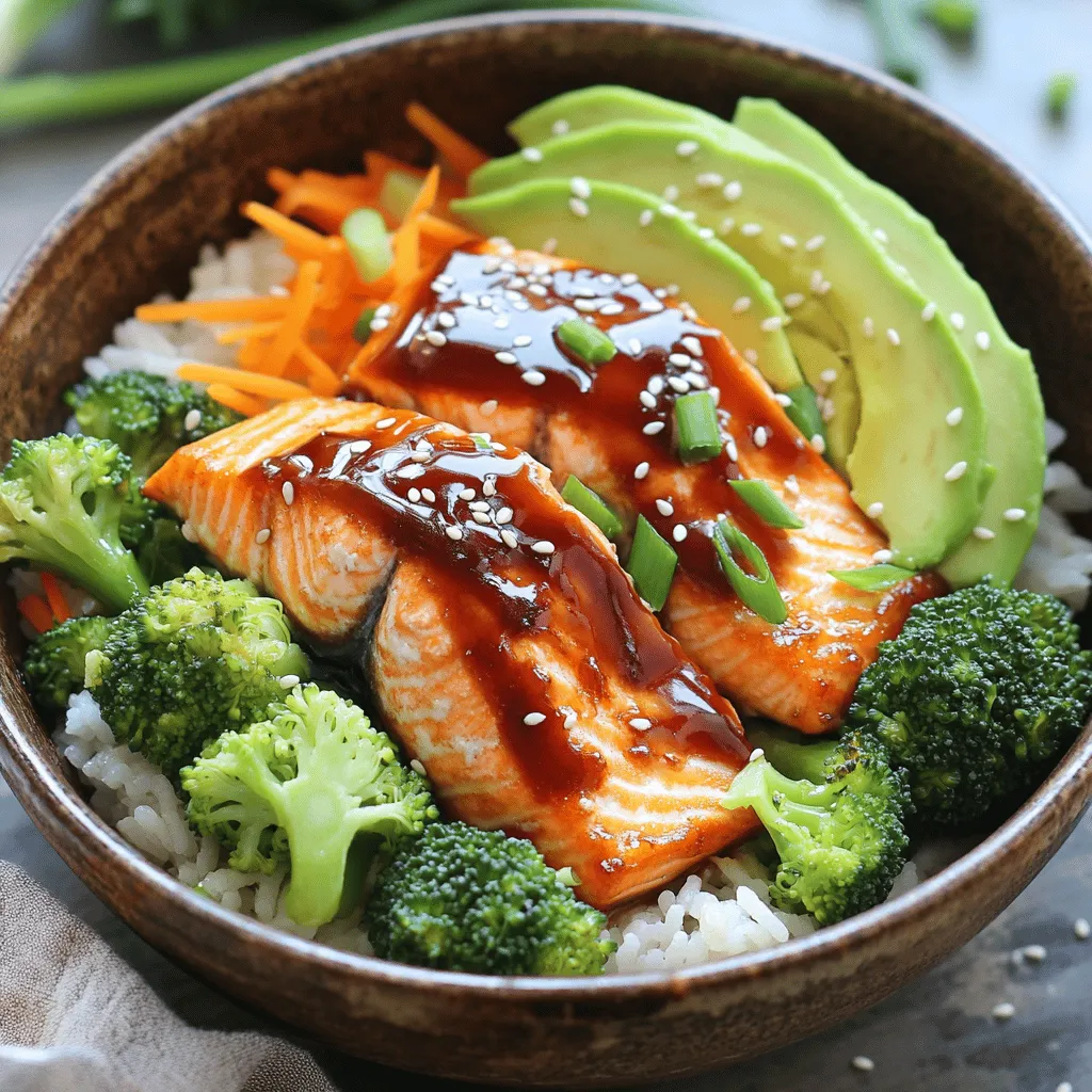 Teriyaki Salmon Bowls Delicious Healthy Dinner Option