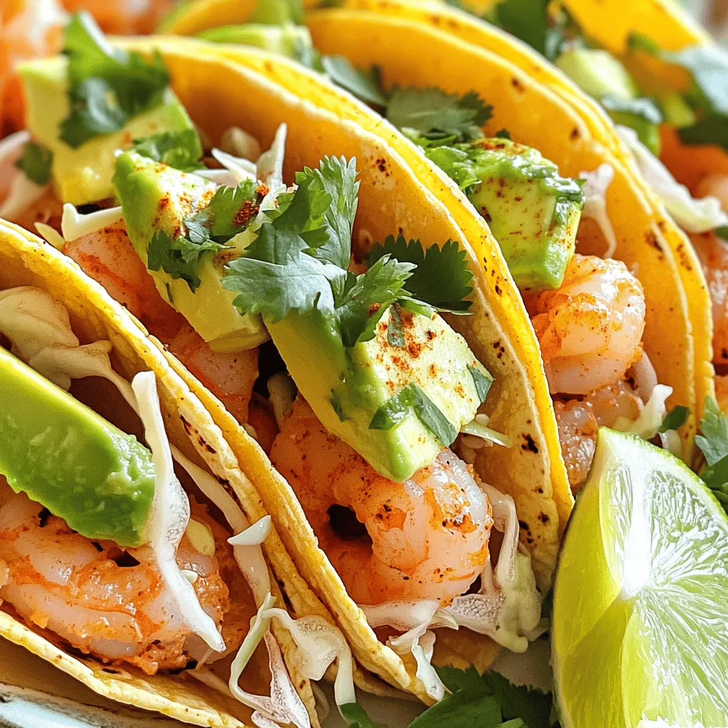 Spicy Garlic Shrimp Tacos Flavorful and Simple Meal