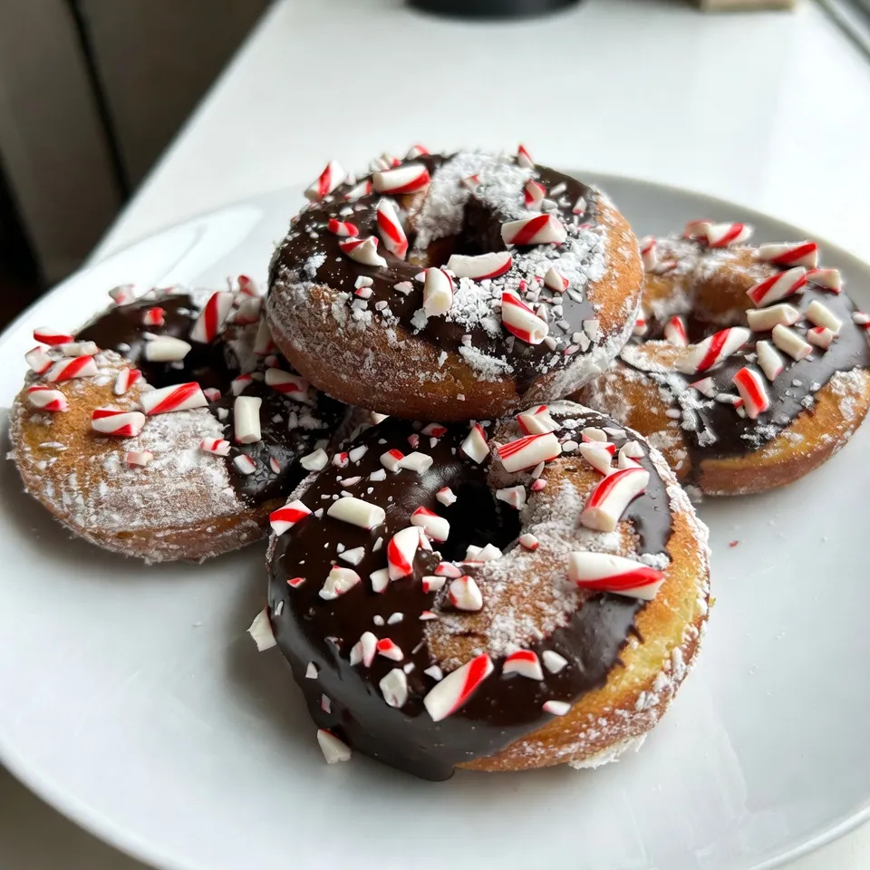 Chocolate Peppermint Donuts Easy and Tasty Recipe