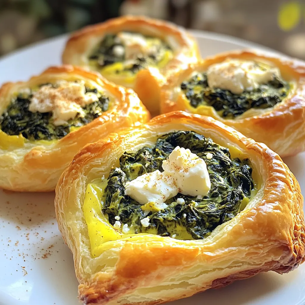 Savory Spinach and Feta Breakfast Puffs Tasty Recipe