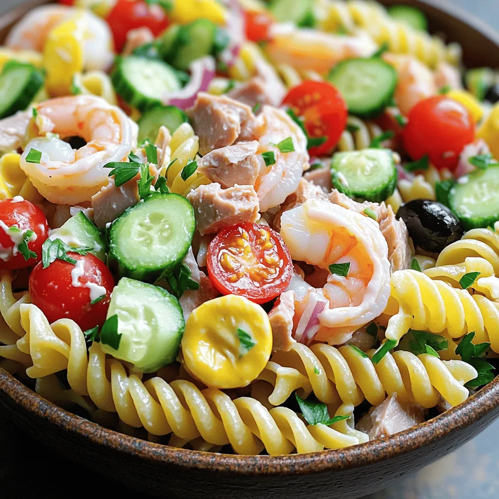 Quick and Easy Seafood Pasta Salad Fresh and Simple Meal