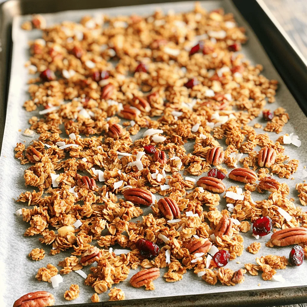 Maple Pecan Granola Crunchy and Flavorful Snack