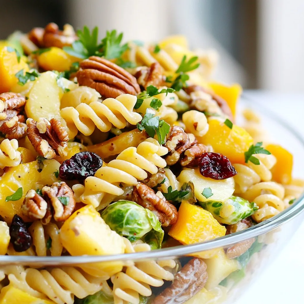 Fall Harvest Pasta Salad Delightful and Nutritious Meal