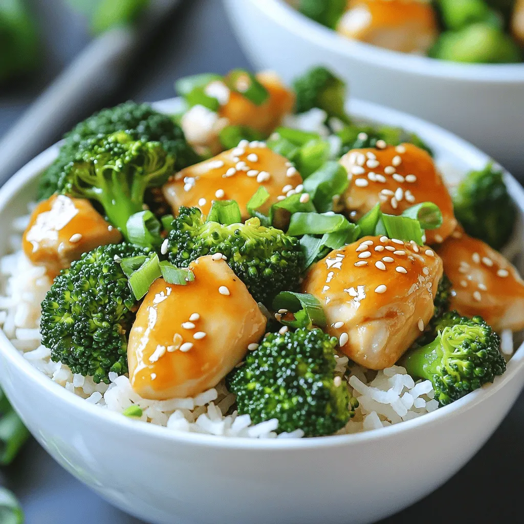 Chicken and Broccoli Rice Bowls Tasty and Simple Meal