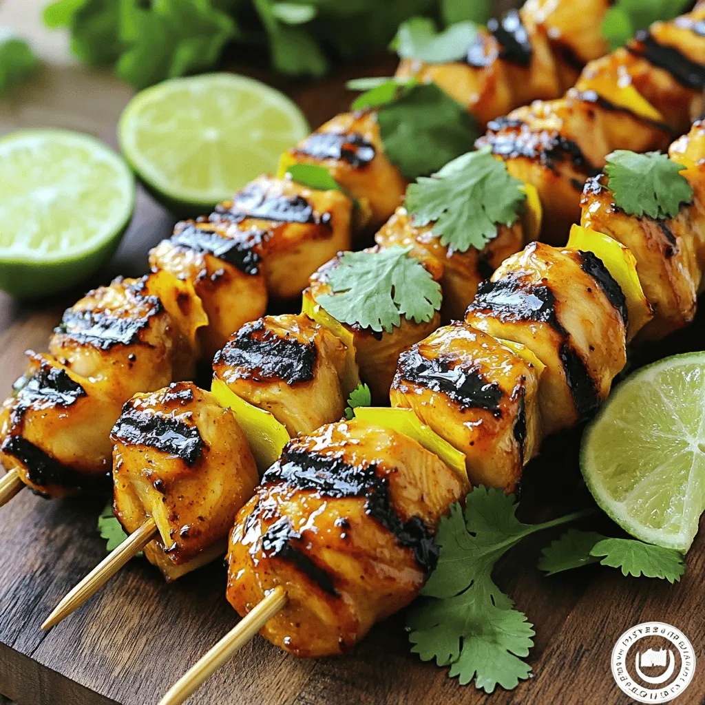 Sweet and Spicy Thai Chicken Skewers Easy Recipe