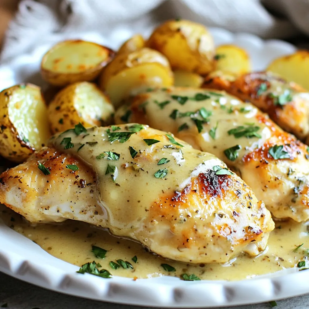 Dijon Cream Chicken &#038; Potatoes Flavorful Dinner Recipe