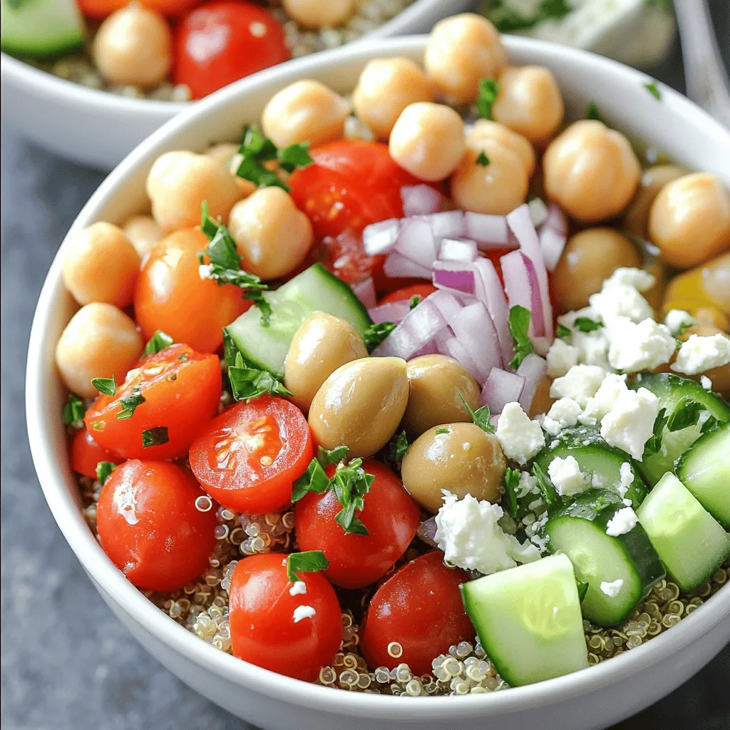 Mediterranean Quinoa Bowls Flavorful and Fresh Meal