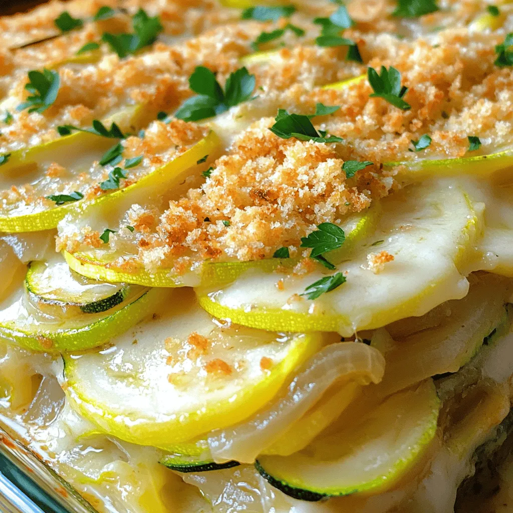 Cheesy Zucchini Casserole Flavorful and Simple Dish