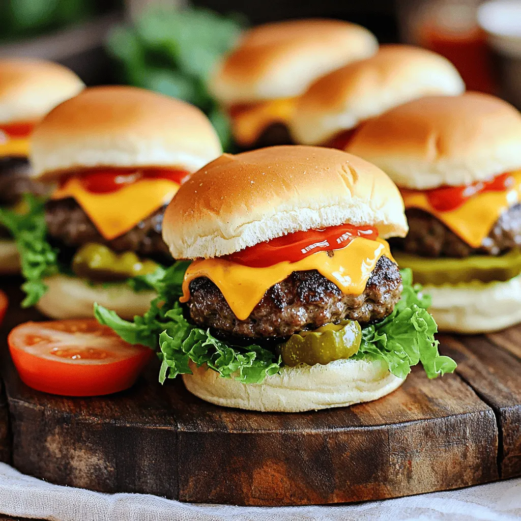 Easy Cheeseburger Sliders Delightful and Fun Recipe