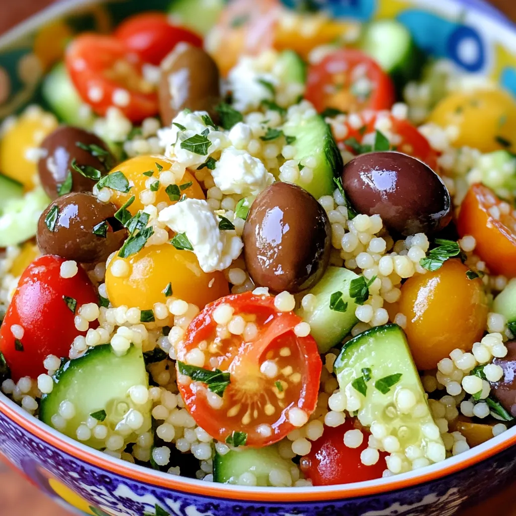 Mediterranean Couscous Salad Fresh and Flavorful Recipe