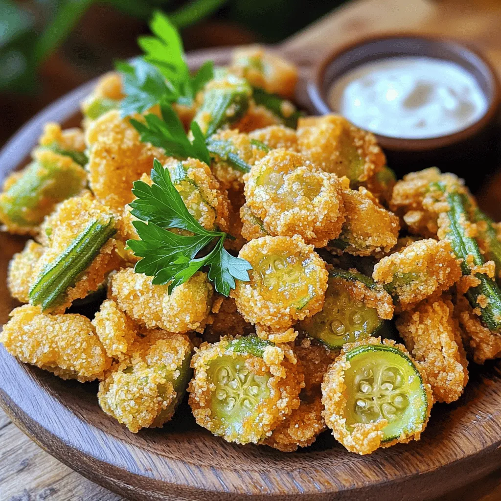 Whole Fried Okra Crispy Snack for All Occasions