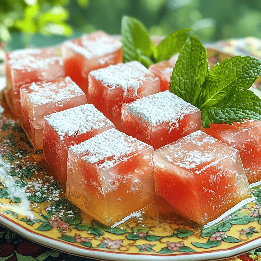 Candied Watermelon Rind Irresistible Sweet Treat