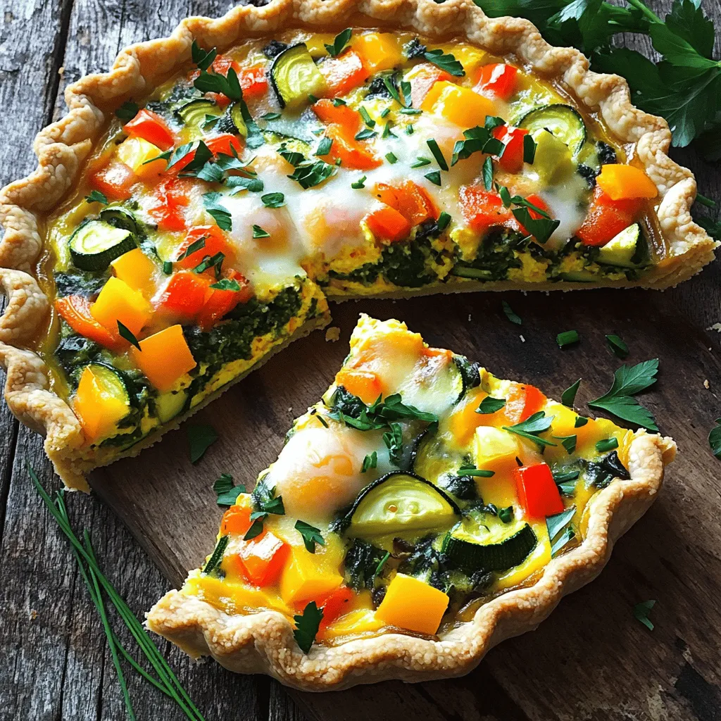 Veggie Loaded Quiche Easy and Flavorful Recipe