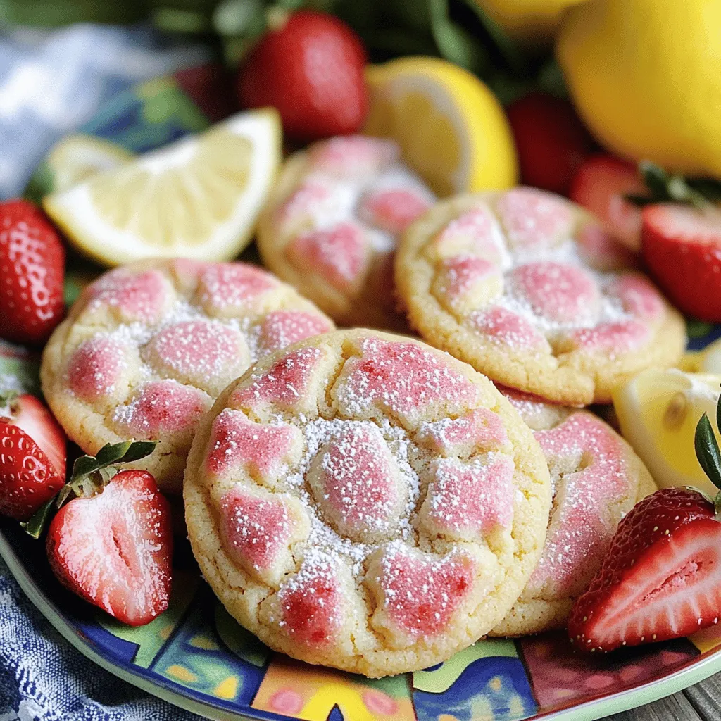 Strawberry Lemonade Cookies Delightful and Sweet Treat