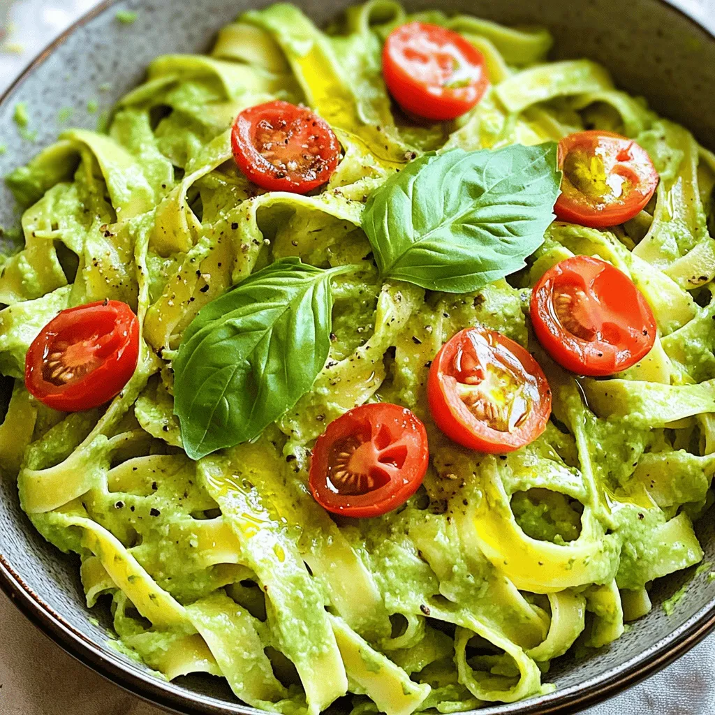 Creamy Avocado Pasta Flavorful and Easy Weeknight Meal