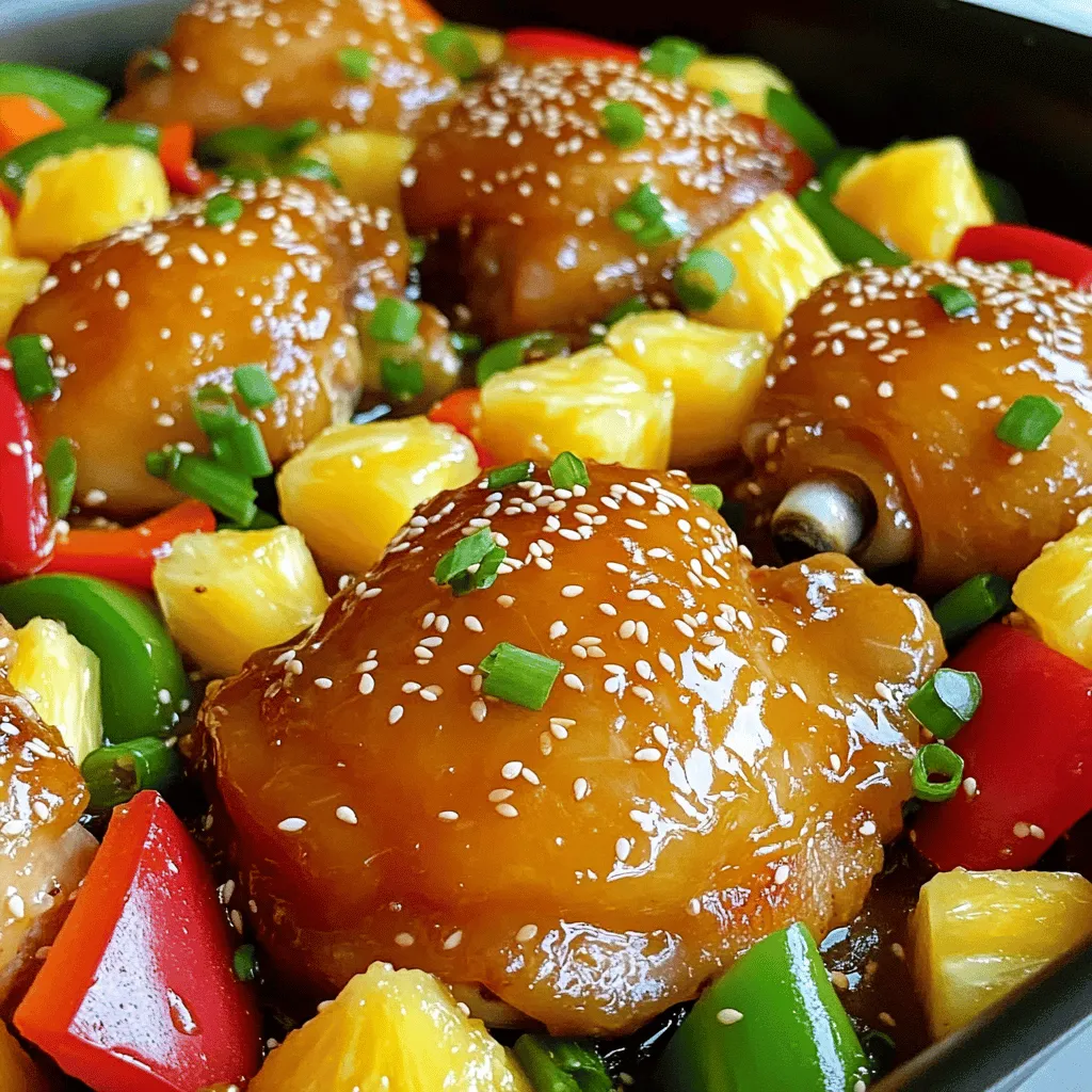 One-Pan Honey Pineapple Chicken Delightful Recipe
