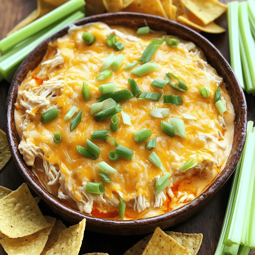 Buffalo Chicken Dip Creamy and Savory Delight