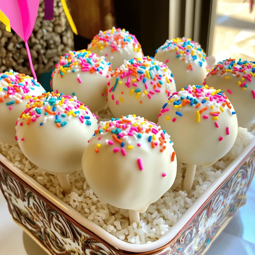 Starbucks Copycat Birthday Cake Pops Simple Delight