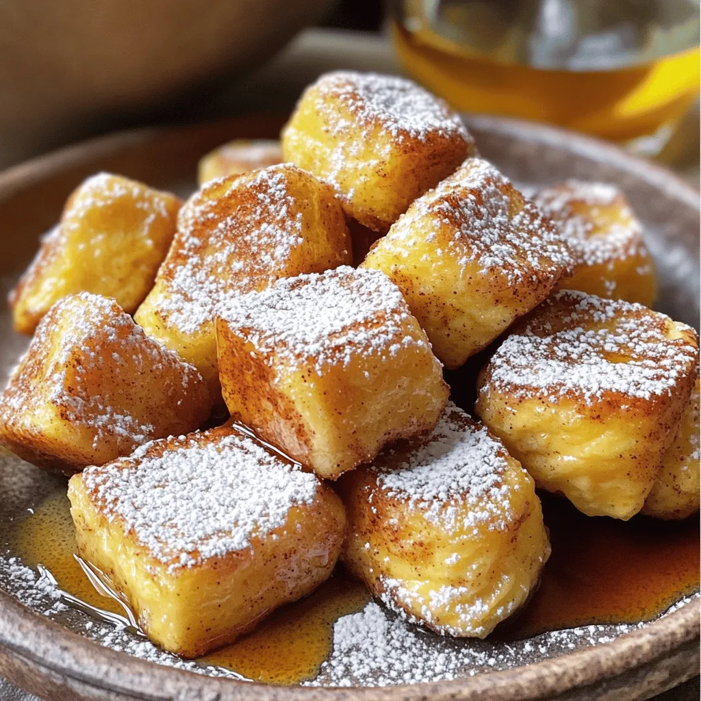 Cinnamon Roll French Toast Bites Savory and Sweet Treat