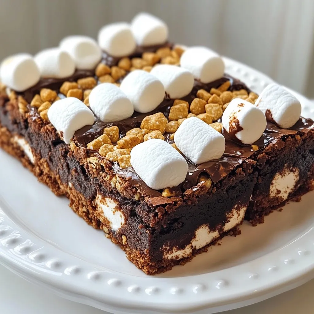 Gooey S’mores Brownie Bars Indulgent and Easy Recipe