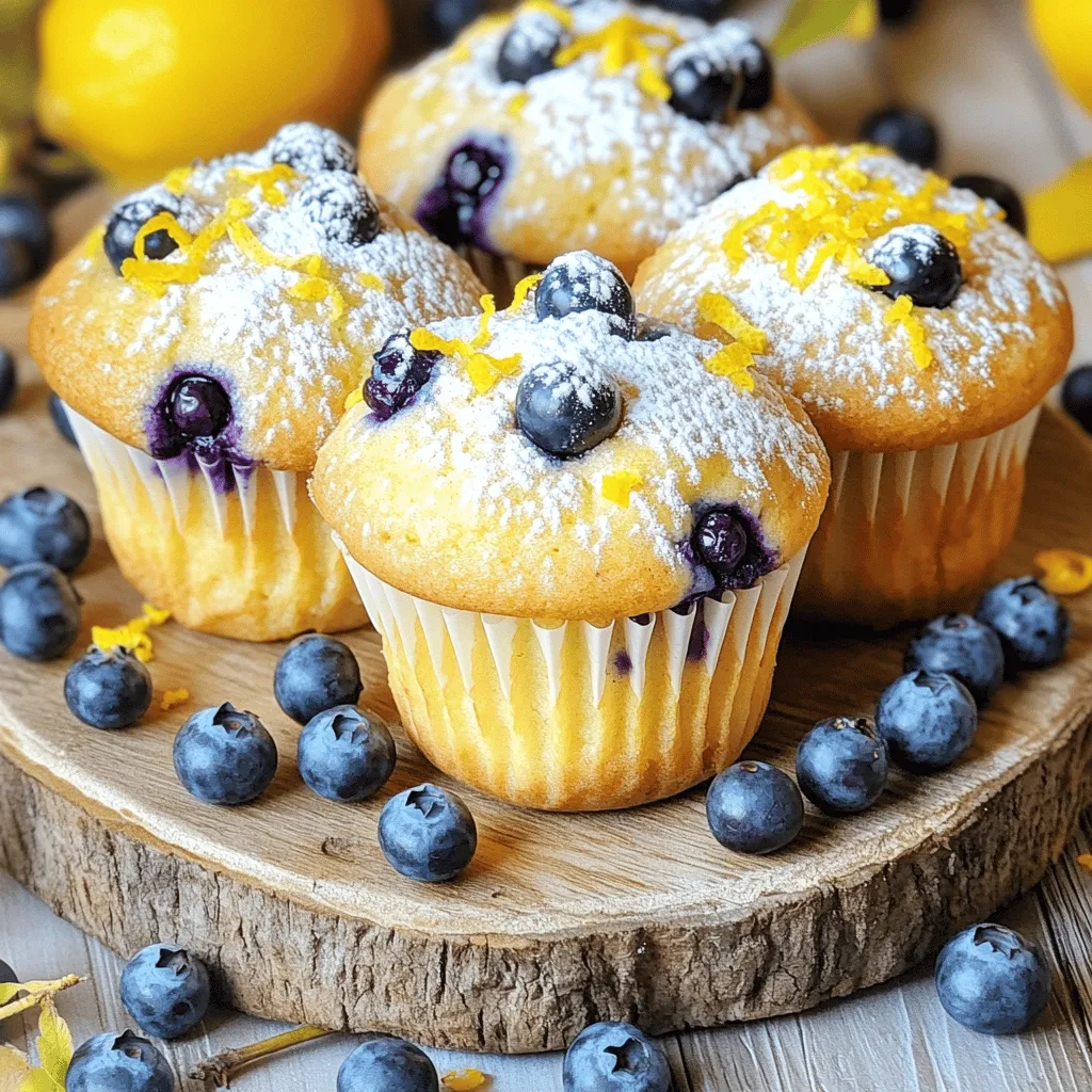 Lemon Blueberry Muffins Fresh and Flavorful Treat