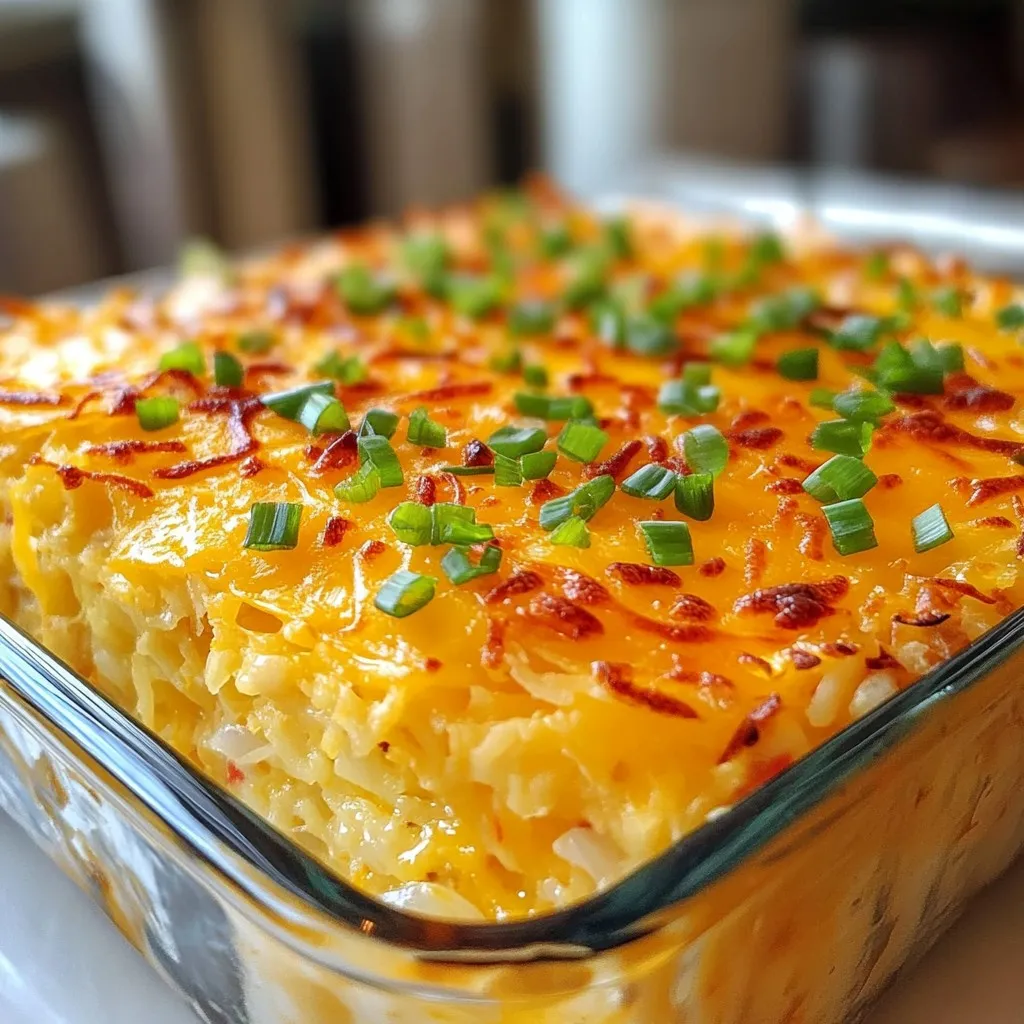 Breakfast Hashbrown Casserole Savory Morning Delight