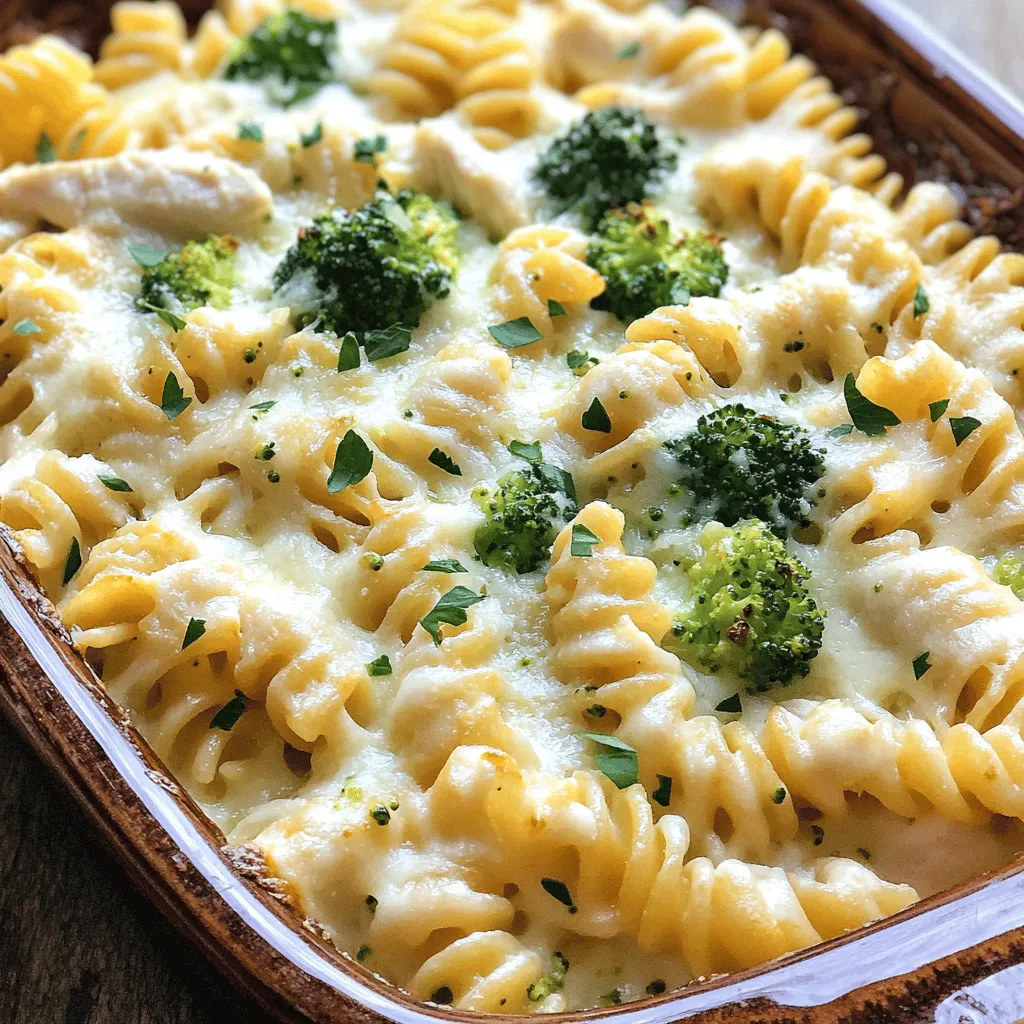 Creamy Chicken Alfredo Bake Tasty and Simple Dish