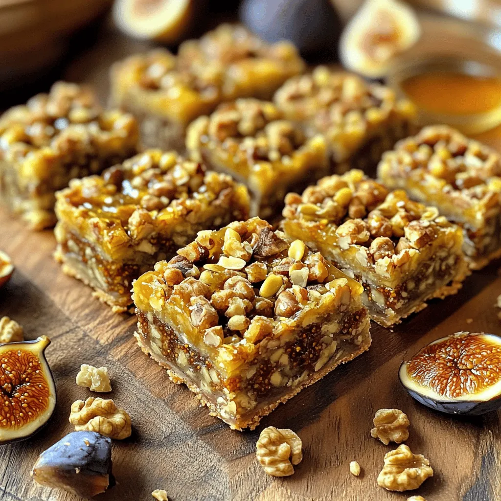 Fig and Walnut Bars Easy and Healthy Snack Choice