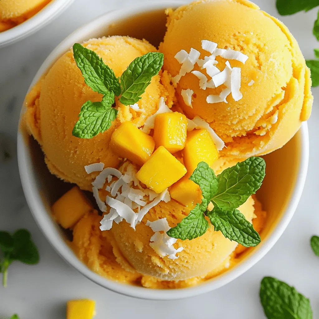 You need ripe mangoes for the best flavor. I recommend using four medium-sized mangoes. Look for mangoes that are slightly soft to the touch. This means they