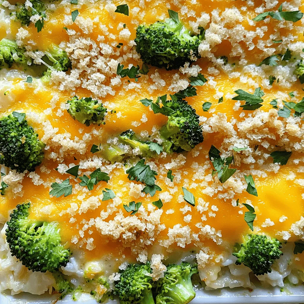 Cheddar Broccoli Rice Casserole Simple and Tasty Meal